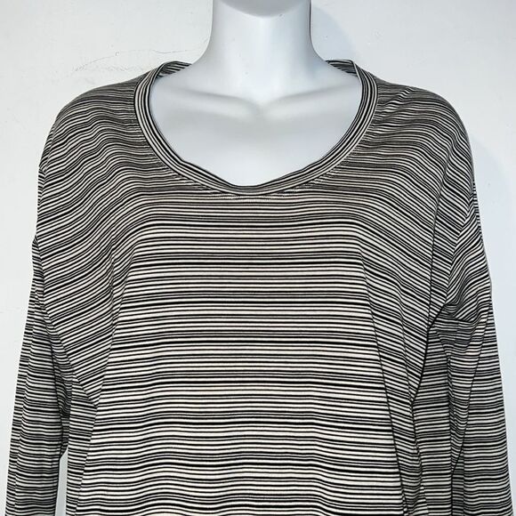 ATHLETA Cloudlite Stratus Striped Long Sleeve Shirt-M - Picture 3 of 9